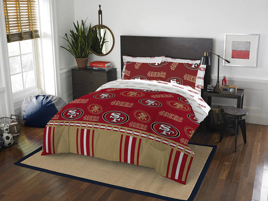 Northwest NFL San Francisco 49ers Bed in a Bag Set Full Rotary