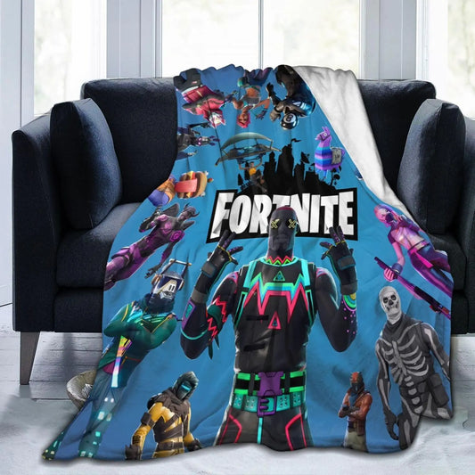 Game Blanket Cartoon Throw Blanket Ultra-Soft Blanket for Couch Bed Living Room Bedroom Car 60"X50"