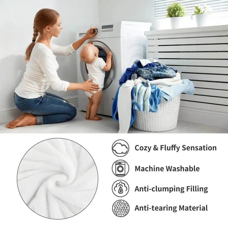 Skull Octopus Flannel Throw Blanket for Sofa & Travel